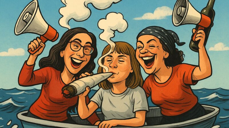 Rima Hassan, Greta Thunberg, Emma