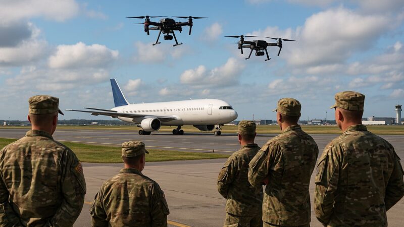 Drones au-dessus de la Belgique