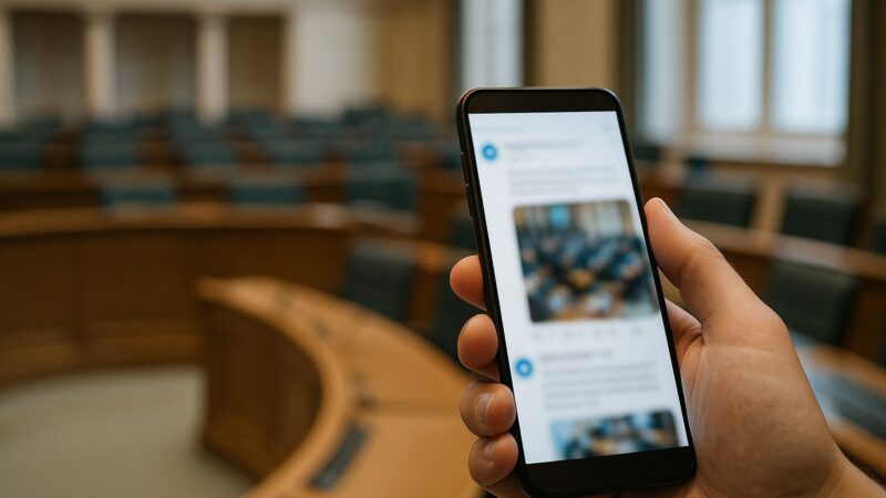 Réseaux sociaux et mandat politique