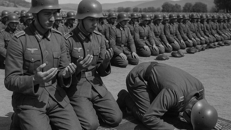 les nazis et les musulmans sous uniforme allemand