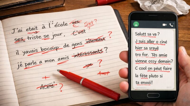 L’orthographe en chute libre